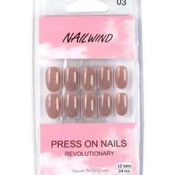 NAILWIND Set Of 24 Press On Nails - Pink - V-3 image 5