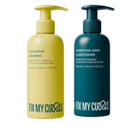 Fix My Curls Set Of 2 Cleansing Shampoo & Hydrating Deep Conditioner- 200 ml Each-picture-23
