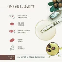 Color Art Glossy Matte Long-Lasting Lipstick - 4 g - C99 Dark Maroon image 3