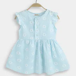 INCLUD Girls Floral Print Fit & Flare Dress-image-88