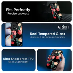 QRIOH Floral Printed OnePlus Nord CE5 5G Silicone Back Case image 4