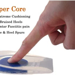 lify Heel Cushions for Heel spur and plantar fasciitis Gel, Silicone Heel Regular Shoe Insole image 4