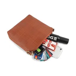 DANIEL CLARK Textured PU Structured Handheld Bag image 2