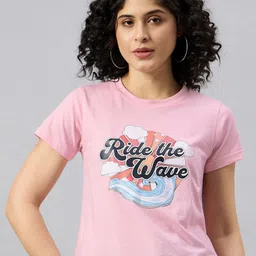 REPRISE Women Printed Pockets T-shirt-picture-19