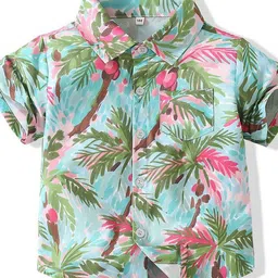 LULU & SKY Boys Tropical Printed Casual Shirt-picture-17