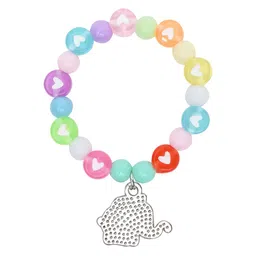 asthetika kids Asthetika Girls Elephant Charm Artificial Beaded Bracelet image 3