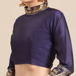 DIVASTRI Woven Design Zari Silk Blend Saree image 3