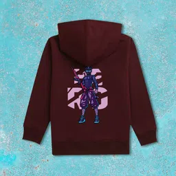 NUSYL Boys Shaolin Hero Printed Hooded Pullover Sweatshirt-picture-23