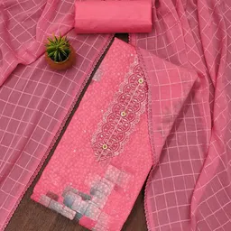 Rangtulika Ethnics Embroidered Unstitched Dress Material-picture-41