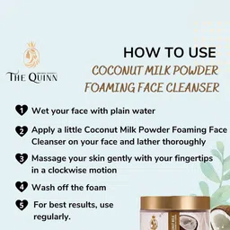 THE QUINN Coconut Milk Foaming Face Cleanser - 60 g image 2