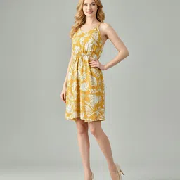 Mast & Harbour Floral Print Fit & Flare Dress-picture-15