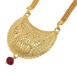 Missmister Women Gold-Plated Brass Mangalsutra image 4