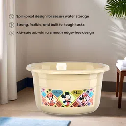 Aura Beige & Grey 2 piece Abstract Plastic Bath Accessories Set image 3