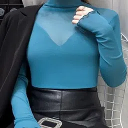 StyleCast Women High Neck Long Sleeve Top-picture-20