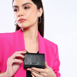 Sassora Unisex Leather Three Fold Wallet-picture-23