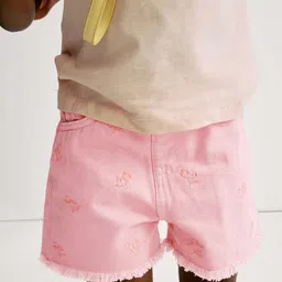 Marks & Spencer Girl Slim Fit Denim Shorts-picture-14