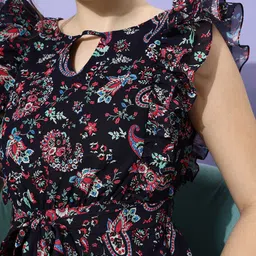 Miss Chase Printed Basic Jumpsuit image 3