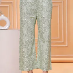 KALINI Embellished & Printed Cotton Tunic With Trousers Co-Ords image 2