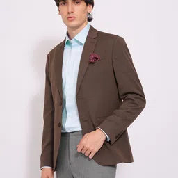 SELECTED Men Spread Collar Solid Cotton Slim Fit Formal Shirt-picture-25