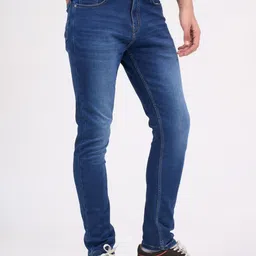 Sparky Men Slim Fit Mid-Rise Light Fade Cotton Jeans image 3