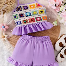 INCLUD Girls Top with Shorts image 1