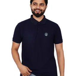 LA MILANO Men Pack Of 2 Polo Collar Slim Fit T-shirt image 4