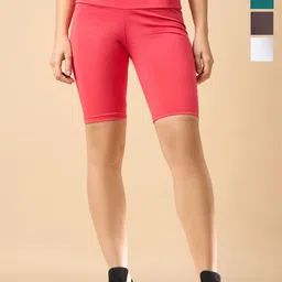 COLOR CAPITAL Women Pack of 4 Ankle-Length Fly Dry Cycling Shorts-picture-39