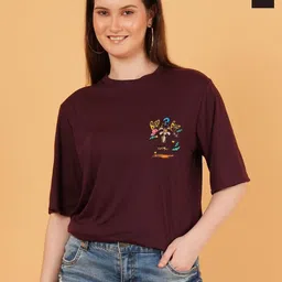 LECOWAR Women Pack Of 2 Printed T-shirt-picture-24