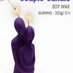 PROKART Purple 1 pieces Pillar Candle image 3