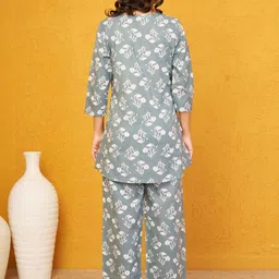 KALINI Printed Round Neck Tunic & Palazzos Co-Ords image 4