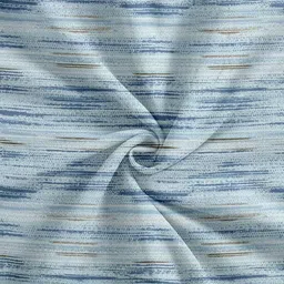 Trance Home Linen Blue & Brown Geometric 180 TC Cotton King Bedsheet Set 1.98 m x 1.83 m image 3