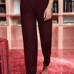 Kryptic Women Pack Of 2 Pure Cotton Mid-Rise Lounge Pants-picture-25