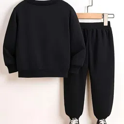 BILLYBALL Kids Printed Pure Cotton Sweatshirt With Jogger image 2