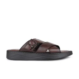 ATESBER by Inc.5 Men Leather Comfort Sandals image 3