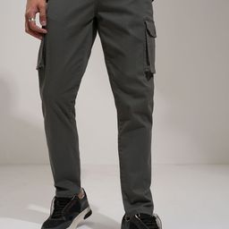 HIGHLANDER Men Comfort Regular Fit Cargos-picture-20