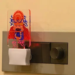 1ST TIME White & Transparent 3D Illusion LED Plug Night Lamps image 3