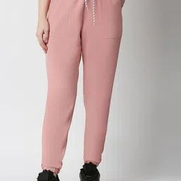 Kraus Jeans Women Loose Fit High-Rise Joggers Trousers image 1