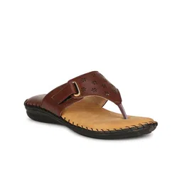 BIG BIRD FOOTWEAR Women Open Toe Flats With Laser Cuts image 2