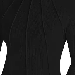 DHRUVIL IMPEX Ribbed Cotton Fitted Top image 4