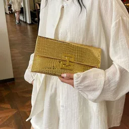 StyleCast Women Textured Box Clutch image 4