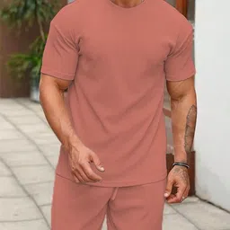 smowkly Men Cotton Pajama Set|| T-Shirt And Shorts Set For Men||Night Wear For Men||Night Suit For Men image 2