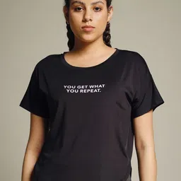 MKH Typography Printed Round Neck Short Sleeve Relaxed Fit T-shirt-picture-27