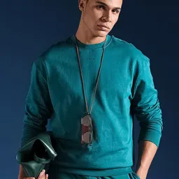 THE BEAR HOUSE Men Round Neck Long Sleeves Pullover Sweatshirt image 5