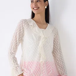 SALT ATTIRE Bell Sleeve Wrap Top image 5