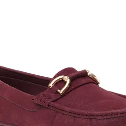 Sherrif Shoes Women Suede Smart Casual Horsebit Loafers image 5