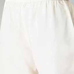 SZN Women Gold Poly Crepe Kurta Sets image 5