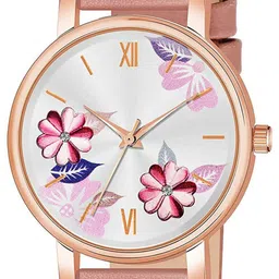 Gopal Shopcart Unisex pack of 2 Print Analogue Watch C36RG GREY PEACH Fosil L image 2