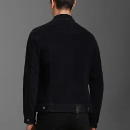 louis philippe jeans Louis Philippe Men Solid Pure Cotton Jacket image 4