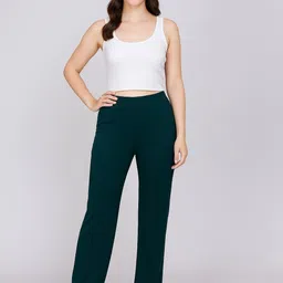 NU CLOTHS Women Relaxed High-Rise Pleated Trousers-picture-36