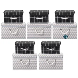 Kuber Industries Grey Set of 6 Reusable Drawer Organiser Organisers-picture-38